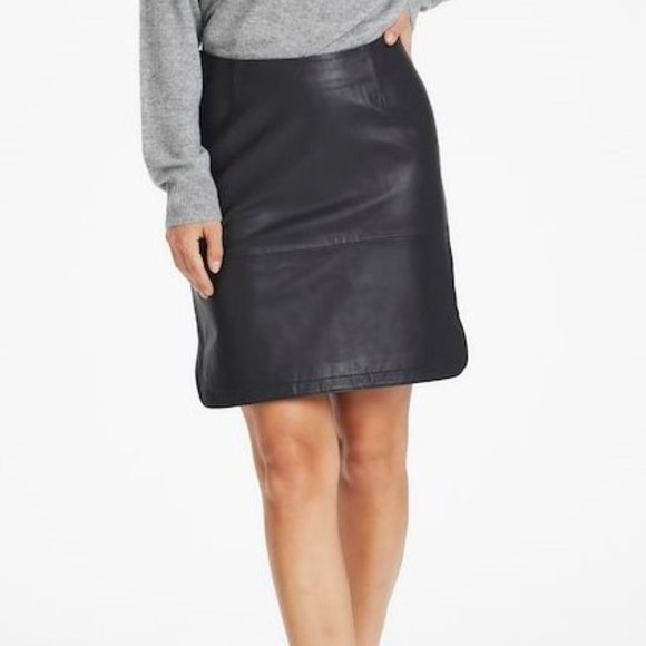 BLACK LEATHER MINI    BY "PART TWO"  FROM COPENHAGEN - Picture 9 of 9